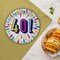 8 Count 40th Birthday Burst Paper Dessert Plates 7 Inch Disposable Party Supplies Anniversary